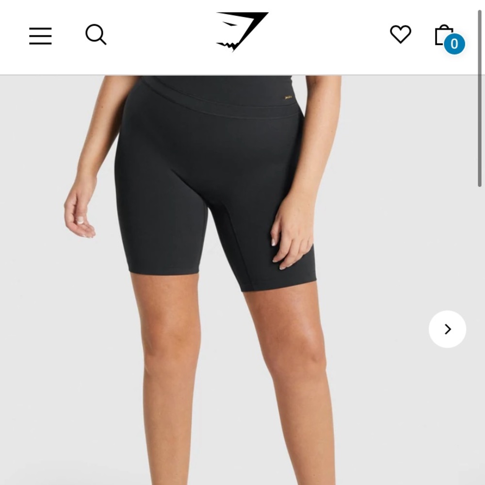 gymshark biker shorts